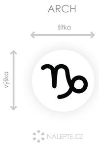 Horoskop symbol Kozoroh samolepka na zeď arch 45 x 45 cm