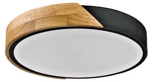 Italux PLF-13186-BK-WO LED přisazené stropní svítidlo Nastro | 24W LED | 2400lm | 3000K