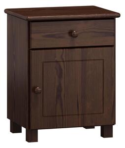 Noční stolek MEGA (Barva dřeva: Ořech)