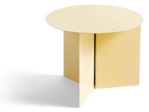 HAY Stolek Slit Round Side, light yellow