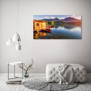 Foto obraz na plátně do obýváku Jezero v horách oc-132044715