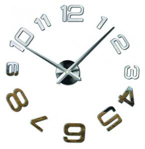 Moderní nalepovací nástěnné hodiny | 3D hodiny 12S053-Wanduhr HEU-