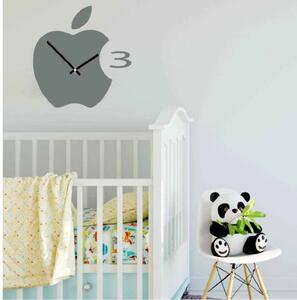 Nástěnné hodiny plastové do kuchyně APPLE, 35x35 cm l 3D hodiny X0021-HEU-