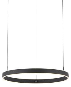 Designové závěsné svítidlo černé s 3-stupňovým stmíváním - Titmus