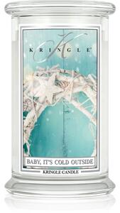 Kringle Candle Baby It's Cold Outside vonná svíčka s víčkem 623 g