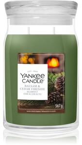 Yankee Candle Balsam & Cedar Fireside vonná svíčka 567 g