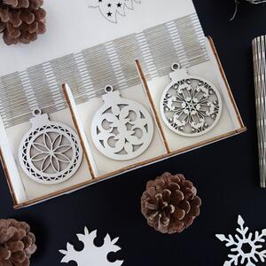 Vánoční ozdoby ze dřeva a plastu, vánoční dekorace dřevěné, dřevěné doplňky PR0107-Christmas decoratio HEU-