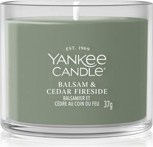 Yankee Candle Balsam & Cedar Fireside votivní svíčka 37 g