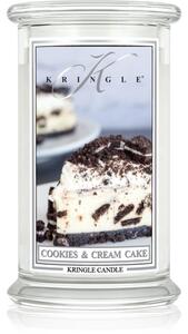 Kringle Candle Cookies & Cream Cake vonná svíčka s víčkem 623 g