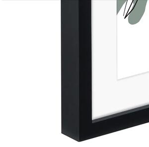 Hama rámeček dřevěný Galerie KOPENHAGEN, černá, 23x45 cm/3x 10x15 cm