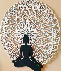 Sentop - Mandala 3D obraz na stěnu Buddha mandala barevné provedení l SENTOP PR0362 3D Paywood