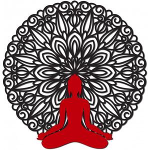 Sentop - Mandala 3D obraz na stěnu Buddha mandala barevné provedení l SENTOP PR0362 3D Paywood