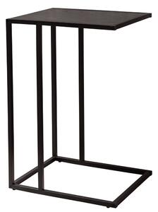 Designový odkládací stolek Maille 43 cm černý jasan