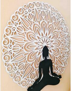 Sentop - Mandala 3D obraz na stěnu Buddha mandala barevné provedení l SENTOP PR0362 3D Paywood