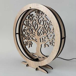 LED lampa Strom života - Luxusní dřevěná dekorace | SENTOP LED0560