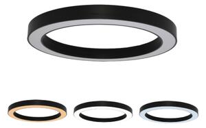 LED Stropní svítidlo LED/100W/230V 3000/4000/6500K pr. 100 cm černá