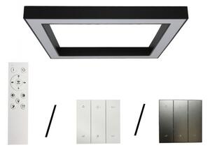 LED Stropní svítidlo LED/130W/230V 3000/4000/6500K 100x100 cm černá