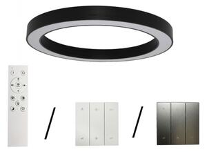 LED Stropní svítidlo LED/115W/230V 3000/4000/6500K pr. 120 cm černá