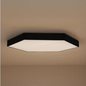 LED Stropní svítidlo LED/200W/230V 3000/4000/6500K pr. 100 cm černá