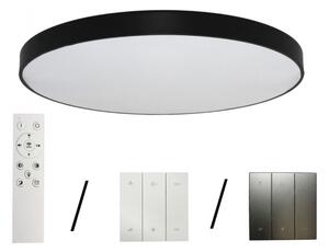 LED Stropní svítidlo LED/300W/230V 3000/4000/6500K pr. 120 cm černá