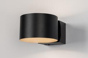 Nástěnné LED svítidlo se stmívačem a dálkovým ovladačem Frontal Sculpt Black (LMD)