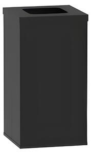 Koš na tříděný odpad 50 L, úchyt na pytel, černý/černý