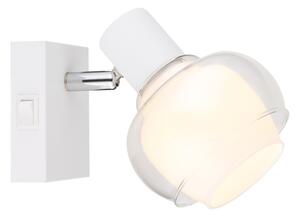 Globo 54309-1W - Nástěnné bodové svítidlo TOKKI 1xE14/40W/230V bílá