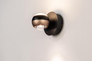 Nástěnné LED svítidlo se stmívačem a vypínačem Deep Switch Gold (LMD)