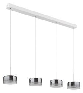 Globo 16024-4WR - LED Lustr na lanku BELINDA LED/24W/230V bílá/kouřová