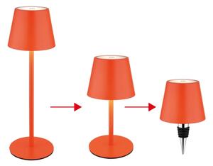 Globo 58488R-LED Stm dot nab ven stolní lampa VANNIE 3W/5V IP54 1800mAh červená