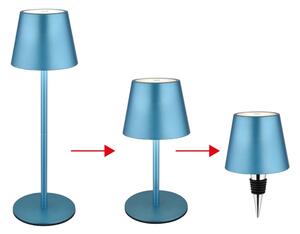 Globo 58488BL-LED Stm dot nab ven stolní lampa VANNIE 3W/5V IP54 1800mAh modrá