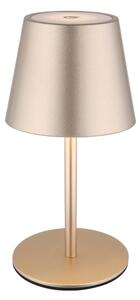 Globo 58488CH-LED Stm dot nab ven stolní lampa VANNIE 3W/5V IP54 1800mAh mosaz