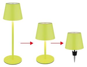 Globo 58488NG-LED Stm dot nab ven stolní lampa VANNIE 3W/5V IP54 1800mAh zelená