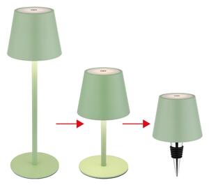 Globo 58488BG-LED Stm dot nab venkovní stolní lampa 3v1 VANNIE 3W/5V IP54 zelená