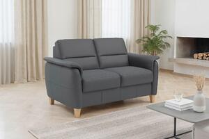 DVOUMÍSTNÁ POHOVKA, černá, pravá kůže Sit & More - Pohovky, Online Only
