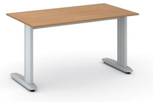 Kancelářský psací stůl PRIMO FLEXIBLE 1400 x 800 mm, buk