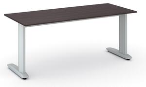 Kancelářský psací stůl PRIMO FLEXIBLE 1800 x 800 mm, wenge