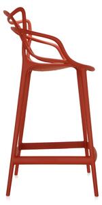 Kartell designové barové židle Masters Stool (výška sedáku 65 cm)