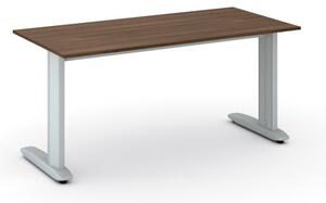 Kancelářský psací stůl PRIMO FLEXIBLE 1600 x 800 mm, ořech