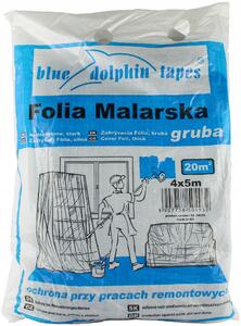 Malíská plachta Ochranná plachta Univerzální plachta Stavební plachta 4 m x 5 m tlouka 19 m mj