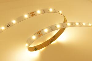Jednobarevný LED pásek 5W, 60LED, CRI>80, 8mm, 2OZ, 300LSE, 24VDC, 3 roky záruka Barva světla: Teplá bílá, 2700K