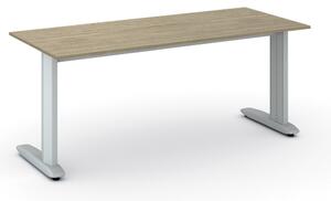 Kancelářský psací stůl PRIMO FLEXIBLE 1800 x 800 mm, dub přírodní