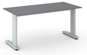 Kancelářský psací stůl PRIMO FLEXIBLE 1600 x 800 mm, grafitová