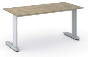Kancelářský psací stůl PRIMO FLEXIBLE 1600 x 800 mm, dub přírodní