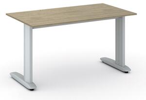 Kancelářský psací stůl PRIMO FLEXIBLE 1400 x 800 mm, dub přírodní