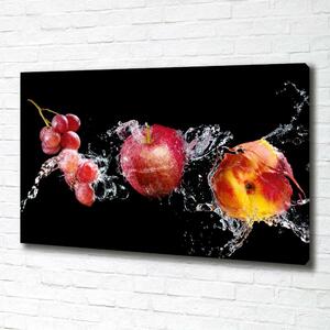 Foto obraz na plátně do obýváku Ovoce a voda oc-148249825