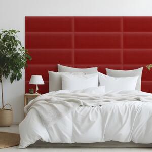 Sametový čalouněný panel - Obdélník - 60x20cm Farba: Červená