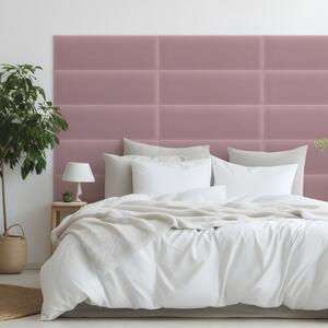 Sametový čalouněný panel - Obdélník - 60x20cm Farba: Růžová