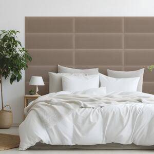 Sametový čalouněný panel - Obdélník - 80x20cm Farba: Béžová