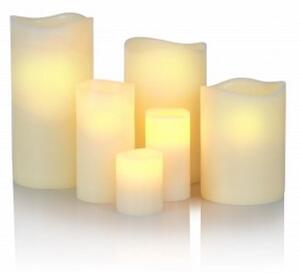 KLEIN & MORE Designové stolní lampy Electronic candle white